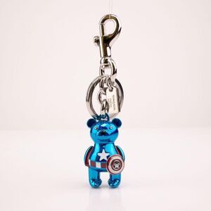 Marvel Captain America Bear Bag Charm Keychain
